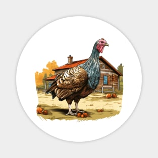 Farm Turkey Magnet